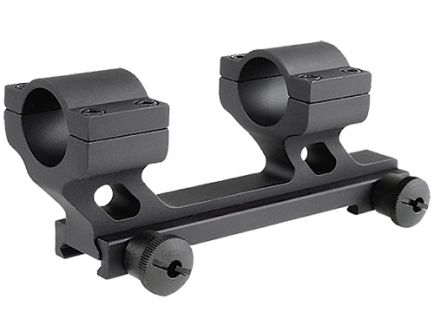 Rock River Arms Hi-Rise 1" 1.685" 6061 Aluminum 1-Piece Scope Mount w/ Integral Rings, Matte Black - AR0130