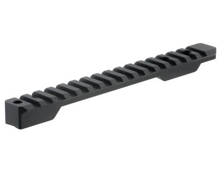 Talley Weatherby Mark V 7075 T6 Aluminum 1-Piece Standard Picatinny Base, Matte Black - POO252705