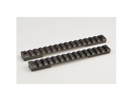 Warne Scope Mounts Remington 700 Short Action Steel 1-Piece 20 MOA Tactical Rail, Matte Black - M673M20MOA