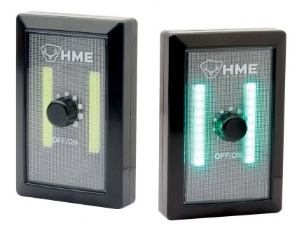GSM Outdoors COB Green Light Wall Switch w/ Dimmer, Black - HME-COBGWS
