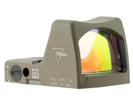 Trijicon RMR Type 2 1x Reflex Red Dot Sight, Illuminated 3.25 MOA Dot - 700624