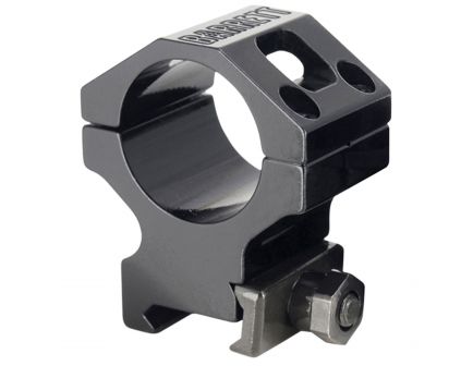 Barrett Firearms Zero Gap 30mm High 7075 T6 Aluminum Scope Ring, Hard Anodized Black - 13323