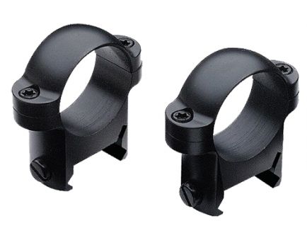 Burris 1" Medium Steel Zee Ring, Gloss Black - 420081