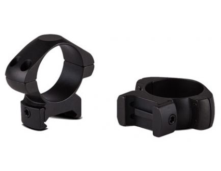 Konus USA 1" Medium Steel 2-Piece Scope Ring, Black - 7401