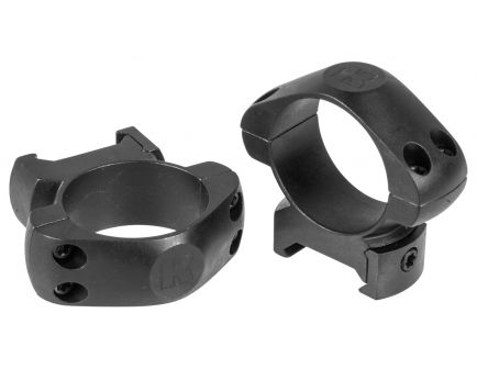 Konus USA 30mm Medium Steel 2-Piece Scope Ring, Black - 7404