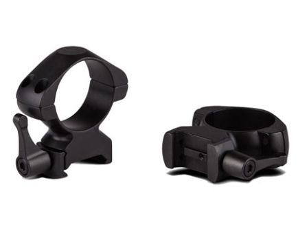 Konus USA 1" High Steel 2-Piece Quick Release Scope Ring, Black - 7406
