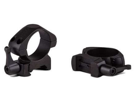 Konus USA Medio 30mm Medium Steel 2-Piece Quick Release Scope Ring, Black - 7410