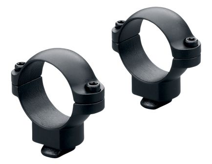 Leupold 34mm High Steel 2-Piece Dual Dovetail Scope Ring, Matte Black - 118283