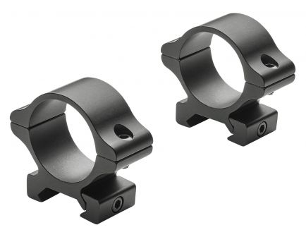 Leupold Rifleman 30mm Medium Aircraft Grade Aluminum 2-Piece Detachable Scope Ring, Matte Black - 171478