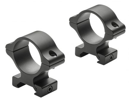 Leupold Rifleman 30mm High Aircraft Grade Aluminum 2-Piece Detachable Scope Ring, Matte Black - 171479