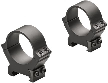 Leupold PRW2 34mm Medium Steel 2-Piece Cross-Slot Ring, Matte Black - 174086