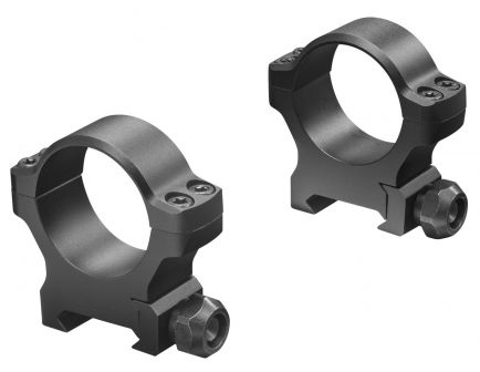 Leupold BackCountry 35mm High 7075 T6 Aluminum 2-Piece Cross-Slot Ring, Matte Black - 175123