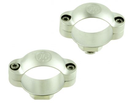 Leupold 1" Low Steel 2-Piece Standard Scope Ring, Silver - 49899