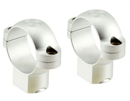 Leupold 1" High Steel 2-Piece Standard Extended Scope Ring, Silver - 49905