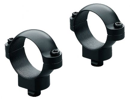 Leupold 1.18" Medium Steel 2-Piece Quick Release Scope Ring, Matte Black - 49931