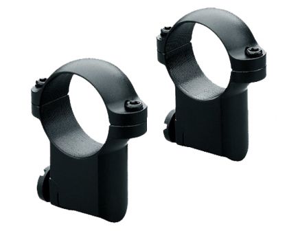 Leupold Ruger #1 and 77/22 1" Low Steel 2-Piece Scope Ring, Gloss Black - 49950