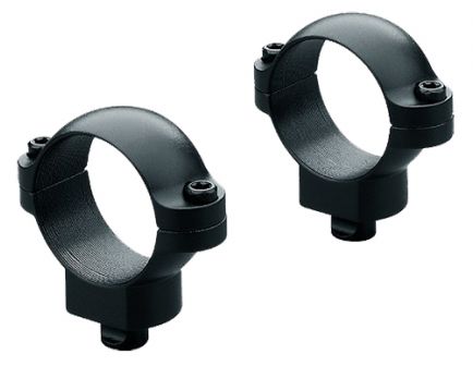 Leupold 1" High Steel 2-Piece Quick Release Scope Ring, Matte Black - 49979
