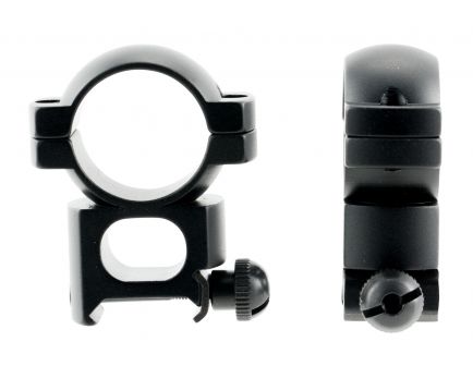 Simmons 1" Aircraft Grade Aluminum See-Thru Scope Ring, Matte Black - 49176