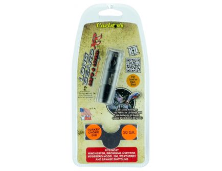 Carlson's Choke Tubes Long Beard 20 Gauge Winchester Ported Turkey Choke Tube, Black - 70105