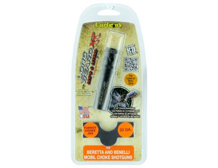 Carlson's Choke Tubes Mobil Long Beard 20 Gauge Ported Turkey Choke Tube, Black - 70135