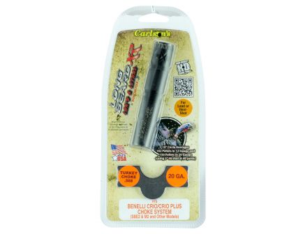 Carlson's Choke Tubes Long Beard 20 Gauge Benelli Crio Plus Ported Turkey Choke Tube, Black - 70155
