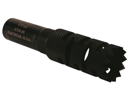 UTAS 12 Gauge Cylinder Tactical Choke Tube, Matte Black - PS1BBLTC