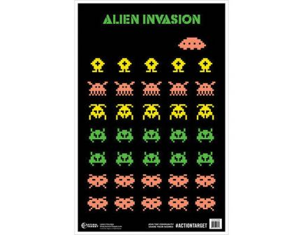 Action Target 23" x 35" Alien Invasion Target, 100/box - GS-ALIENIN-100