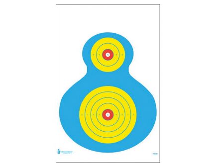 Action Target Law Enforcement 19" x 25" High Visibility Fluorescent Silhouette Target, 100/box - PR-WB1-100