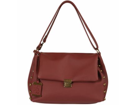Bulldog Cases Convertible Hobo/Crossbody Style Purse w/ Holster, Rust - BDP-072