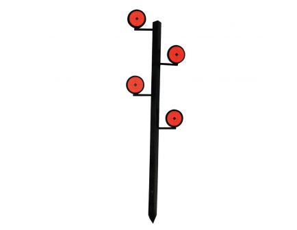 Birchwood Casey World of Targets 3.5" Circular Rimfire Dueling Tree Target, Orange - 47424