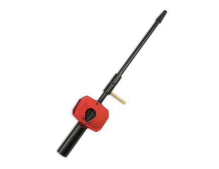 Bore Tech Aluminum Patch Guide for 25 to 30 Cal Bolt Action Centerfire Rifles, Red Handle - BTPG21000