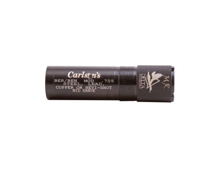 Carlson's Choke Tubes Delta 12 Gauge Mid Range Beretta Benelli Mobil Extended Waterfowl Choke Tube, Blue - 07115