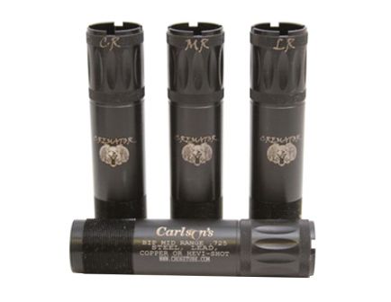 Carlson's Choke Tubes Cremator 12 Gauge Mid/Long Range Browning Invector Plus Non-Ported Waterfowl 2-Pack Choke Tube, Black - 11622