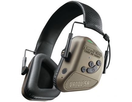 Champion Vanquish Pro Elite 22 dB Hearing Protection Electronic Earmuff, Burnt Bronze - 40983