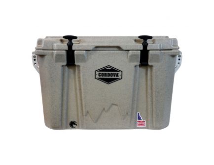Cordova Coolers Adventurer Medium Cooler, 48 qt, Sandstone Granite - CCMSG50