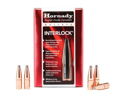 Hornady InterLock 7mm 162 gr BTSP Rifle Bullet, 100/box - 2845