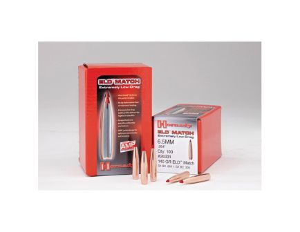Hornady ELD Match .30 208 gr BT Rifle Bullet, 100/box - 30731