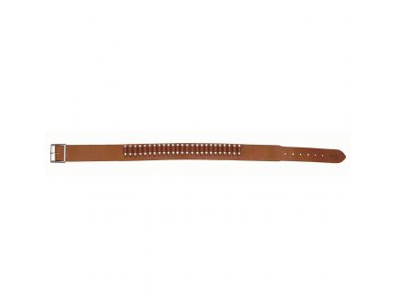 Hunter Company 145 Leather Cartridge Belt, Large, Smooth Chestnut Tan - 145L