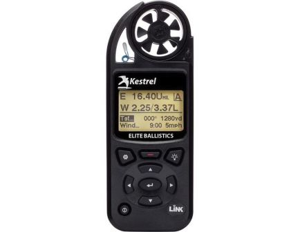 Kestrel Kestrel 5700 Elite 100' Waterproof Shock Resistant Weather Meter Link w/ Applied Ballistic, Black - 0857ALBLK