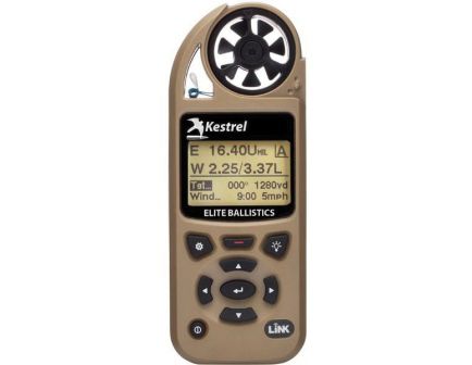 Kestrel Kestrel 5700 Elite 100' Waterproof Shock Resistant Weather Meter Link w/ Applied Ballistic, Tan - 0857ALTAN