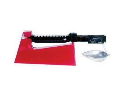 Lee Precision 100 gr Steel/Phenolic/Aluminum Safety Powder Scale, Red/Black - 90681