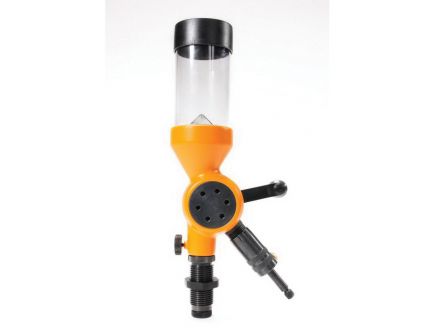 Lyman Brass Smith Multi-Caliber Powder Measure, Black/Orange - 7767700