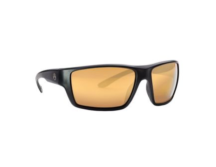 Magpul Industries Terrain Wraparound Eyewear, Polarized Bronze/Gold Mirror Lens, Matte Black Frame - MAG1021-221