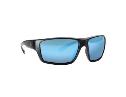 Magpul Industries Terrain Wraparound Eyewear, Polarized Bronze/Blue Mirror Lens, Matte Black Frame - MAG1021-240