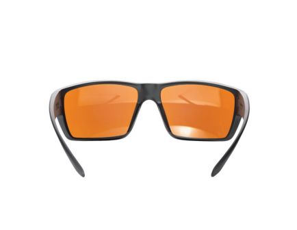 Magpul Industries Terrain Wraparound Eyewear, Polarized Rose/Blue Mirror Lens, Matte Gray Frame - MAG1021-930