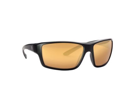Magpul Industries Summit Wraparound Eyewear, Polarized Bronze/Gold Mirror Lens, Matte Black Frame - MAG1023-221