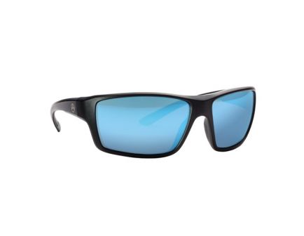 Magpul Industries Summit Wraparound Eyewear, Polarized Bronze/Blue Mirror Lens, Matte Black Frame - MAG1023-240