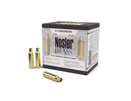 Nosler 6.5 Crd Brass Full Length Cartridge Case, 50/box - 44824