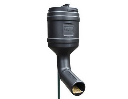 On Time Feeders 80 lb Plastic T-Post Gravity Feeder - 71800