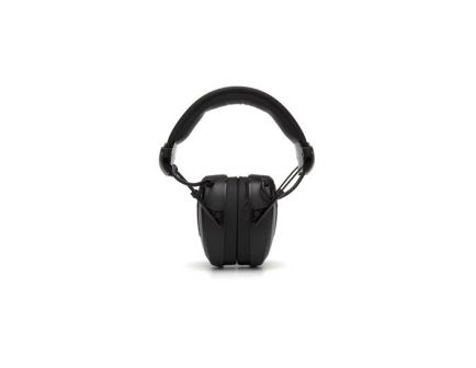 Pyramex Clandestine 24 dB Over the Head Electronic Earmuff, Black - VGPME10